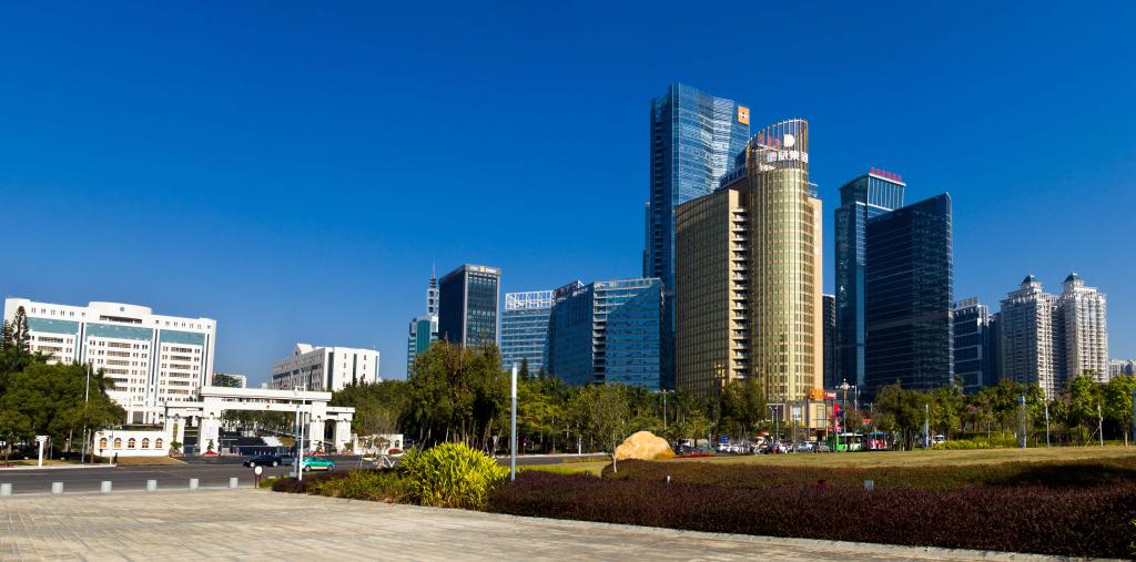 江北CBD中心建筑群 （惠州市人民政府、德威大廈（69042㎡房建園林配套工程）、中信·城市時(shí)代（省雙優(yōu)工地）(1)